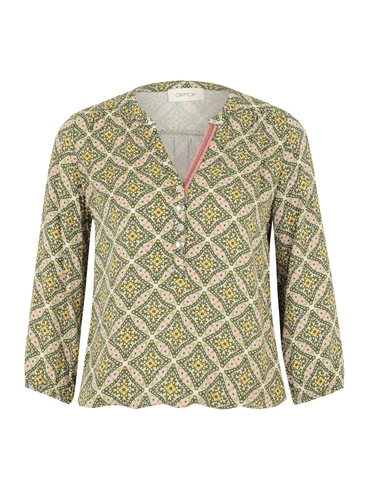 Повседневная блузка с узором зеленого/фиолетового цвета CARTOON
Повседневная блузка с узором зеленого/фиолетового цвета CARTOON