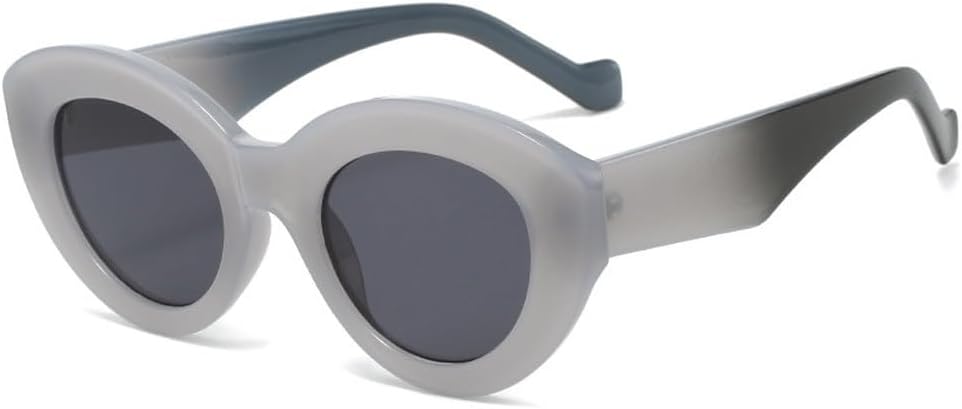 Женские солнцезащитные очки «кошачий глаз» в оливково-зеленом цвете, ретро-очки с защитой от УФ-излучения UV400, мужские овальные солнцезащитные очки класса люкс TKKTLLT, Jelly Gray Gray
Женские солнцезащитные очки «кошачий глаз» в оливково-зеленом цвете, ретро-очки с защитой от УФ-излучения UV400, мужские овальные солнцезащитные очки класса люкс TKKTLLT, Jelly Gray Gray