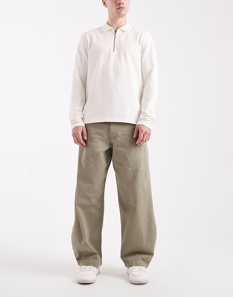 Брюки-бочонки цвета хаки Asos Design
Брюки-бочонки цвета хаки Asos Design