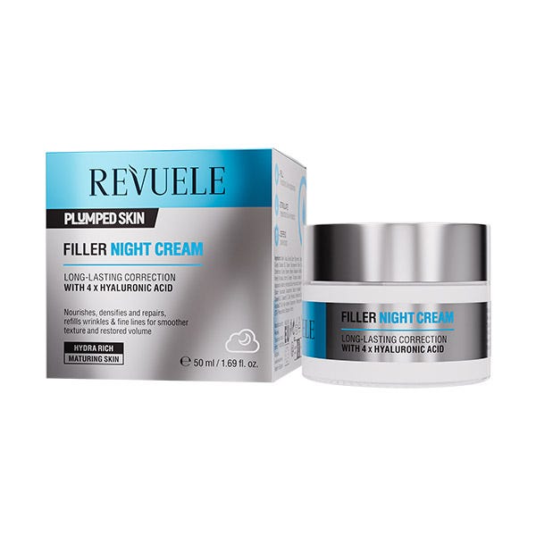 Увлажняющий ночной крем для лица REVUELE Filler Night Cream, 50 мл
Увлажняющий ночной крем для лица REVUELE Filler Night Cream, 50 мл