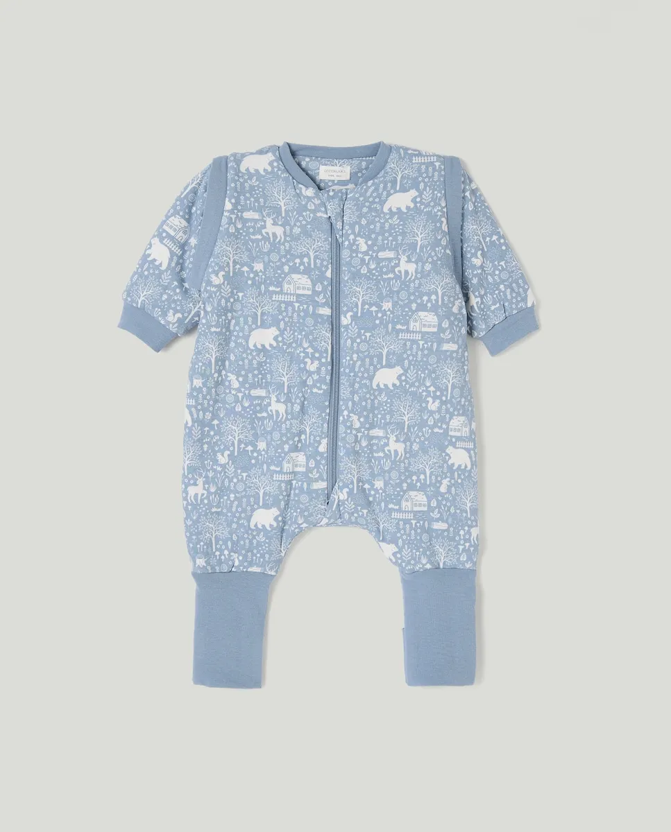 Длинный стеганый комбинезон-одеяло с изображением животных с фермы для малышей Cotton Juice, синий
Длинный стеганый комбинезон-одеяло с изображением животных с фермы для малышей Cotton Juice, синий