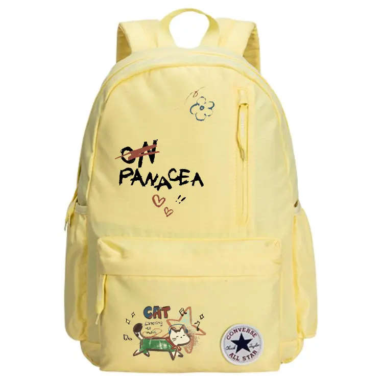 Converse Полиэстеровый рюкзак унисекс с изображением котёнка и кошачьей головы, Star Cat
Converse Полиэстеровый рюкзак унисекс с изображением котёнка и кошачьей головы, Star Cat