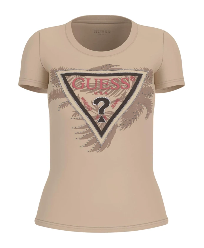 Футболки и поло с принтом в виде треугольных пальмовых листьев Guess, бежевый
Футболки и поло с принтом в виде треугольных пальмовых листьев Guess, бежевый