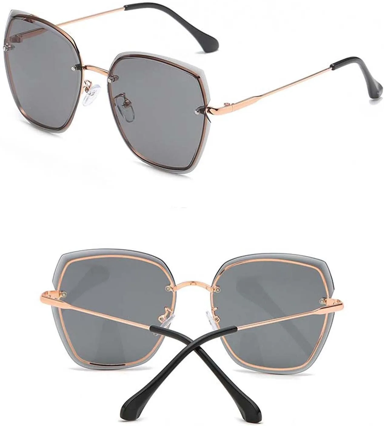 Солнцезащитные очки XINXIN без оправы из металла для мужчин и женщин, большие очки для уличной фотосъемки и отдыха на природе (Цвет: D, Размер: Средний), D
Солнцезащитные очки XINXIN без оправы из металла для мужчин и женщин, большие очки для уличной фотосъемки и отдыха на природе (Цвет: D, Размер: Средний), D