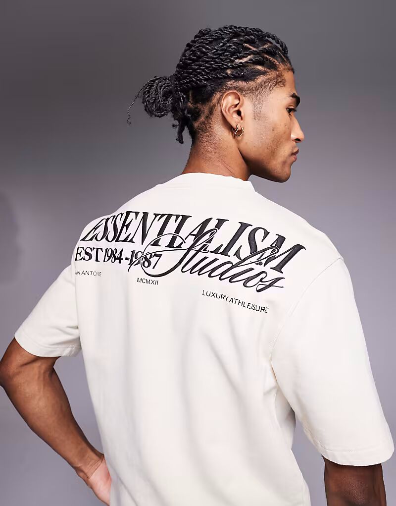 Футболка с петлевой спинкой, свободная, цвет кремовый River Island
Футболка с петлевой спинкой, свободная, цвет кремовый River Island