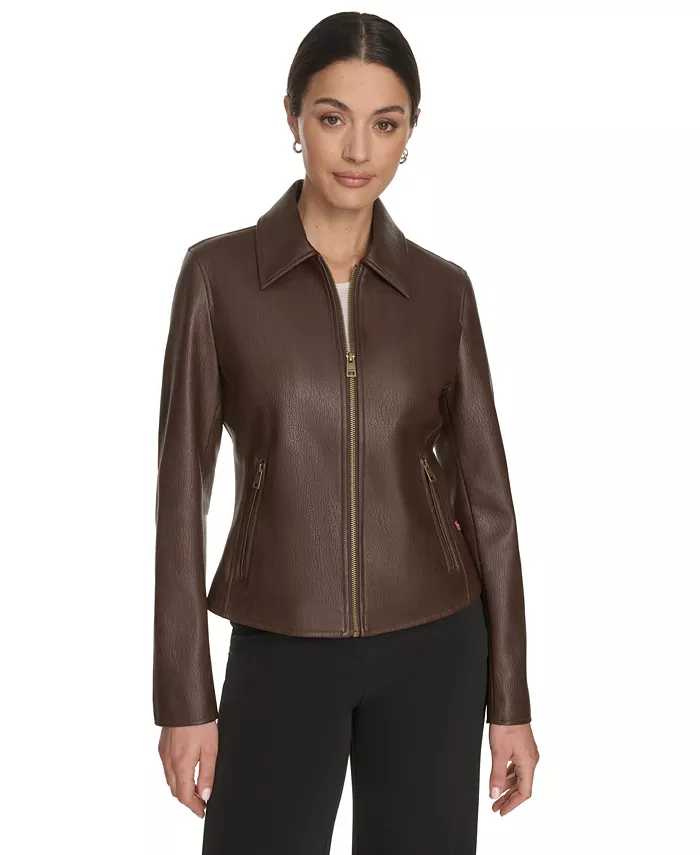 Женская куртка из искусственной кожи с отложным воротником Levi's, коричневый
Женская куртка из искусственной кожи с отложным воротником Levi's, коричневый