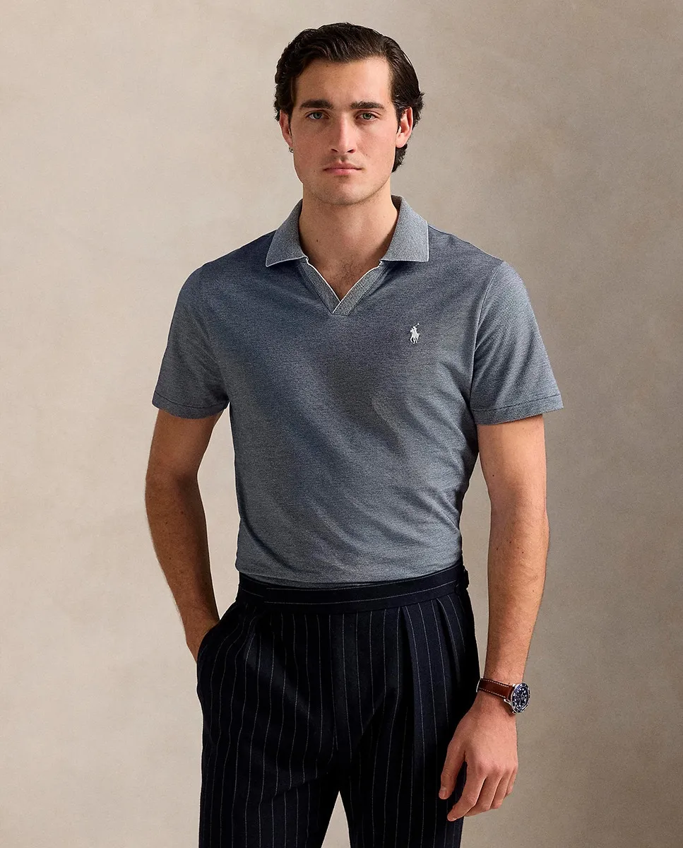 Мужская рубашка-поло классического кроя из хлопка Polo Ralph Lauren, цвет Gris Azulado
Мужская рубашка-поло классического кроя из хлопка Polo Ralph Lauren, цвет Gris Azulado