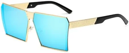Квадратные металлические солнцезащитные очки 2027 года для женщин и мужчин, модные очки-маски в большой оправе, винтажные очки для женщин MTZJH, Gold-blue
Квадратные металлические солнцезащитные очки 2027 года для женщин и мужчин, модные очки-маски в большой оправе, винтажные очки для женщин MTZJH, Gold-blue