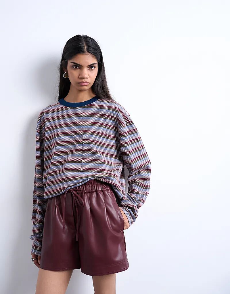 Короткие шорты Topshop из искусственной кожи в бордовом цвете
Короткие шорты Topshop из искусственной кожи в бордовом цвете