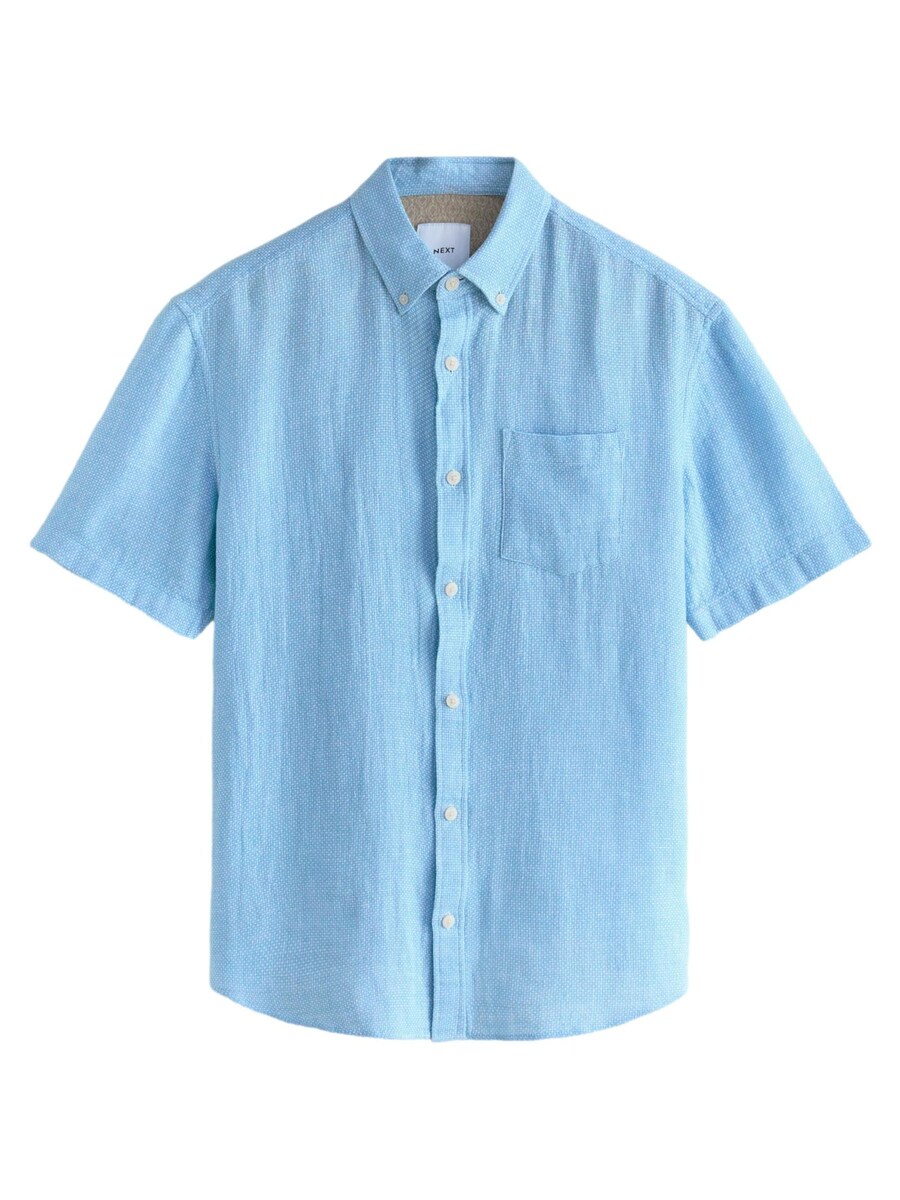 Рубашка обычного кроя на пуговицах Next, светло-синий
Рубашка обычного кроя на пуговицах Next, светло-синий