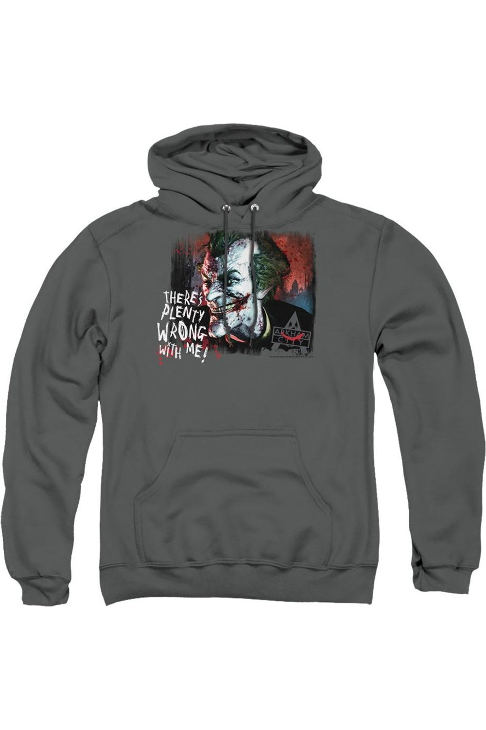 Batman Arkham City Plenty Wrong Adult Pull Over Hoodie / Толстовка с капюшоном Gildan, цвет charcoal
Batman Arkham City Plenty Wrong Adult Pull Over Hoodie / Толстовка с капюшоном Gildan, цвет charcoal