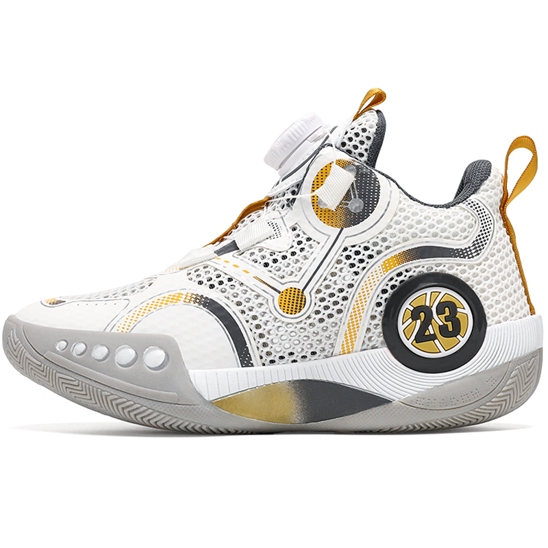 Детские баскетбольные кроссовки с низким верхом, противоскользящие, с защитой от ударов и износа Wooden Rabbit, белый/золотой
Детские баскетбольные кроссовки с низким верхом, противоскользящие, с защитой от ударов и износа Wooden Rabbit, белый/золотой
