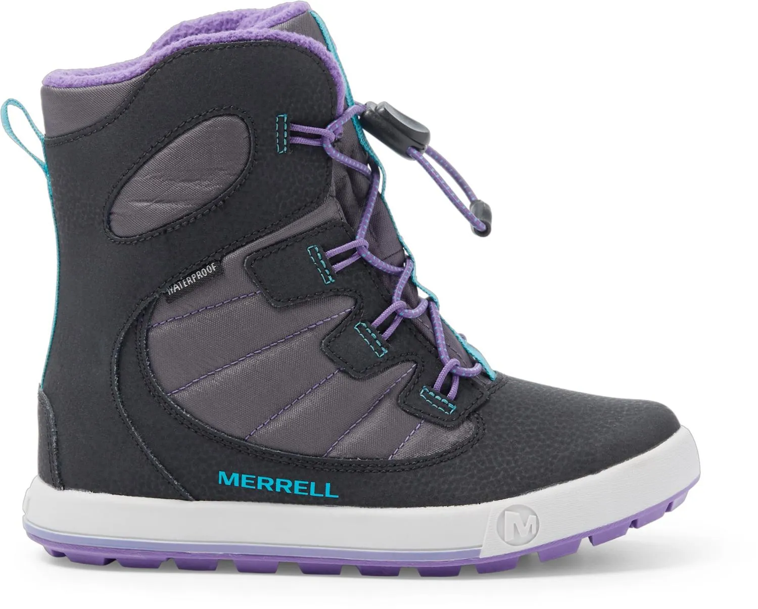 Снежный берег 4.0 Водонепроницаемые сапоги детские Merrell, Black/Purple/Turq
Снежный берег 4.0 Водонепроницаемые сапоги детские Merrell, Black/Purple/Turq