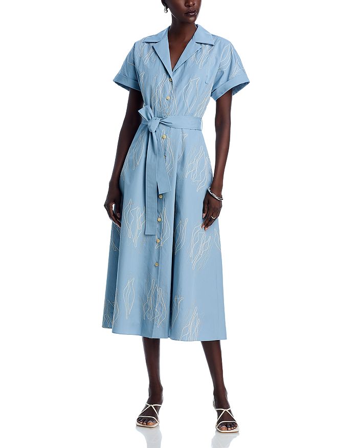 Платье миди с вышитыми лацканами Lafayette 148 New York, синий
Платье миди с вышитыми лацканами Lafayette 148 New York, синий