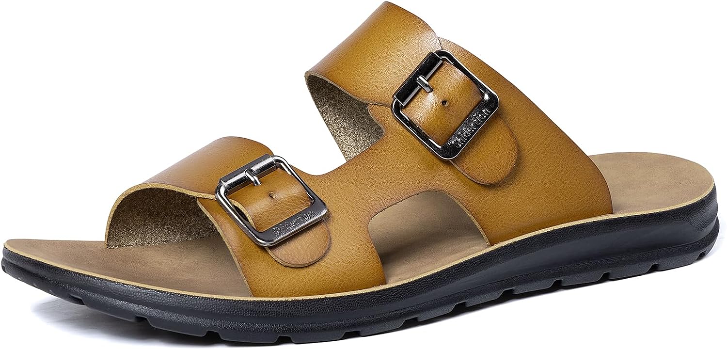 MOGU MAOMAO Мужские плоские сандалии: противоскользящие, с поддержкой свода, ортопедические, удобные сандалии для ходьбы при плантарном фасциите, хаки
MOGU MAOMAO Мужские плоские сандалии: противоскользящие, с поддержкой свода, ортопедические, удобные сандалии для ходьбы при плантарном фасциите, хаки