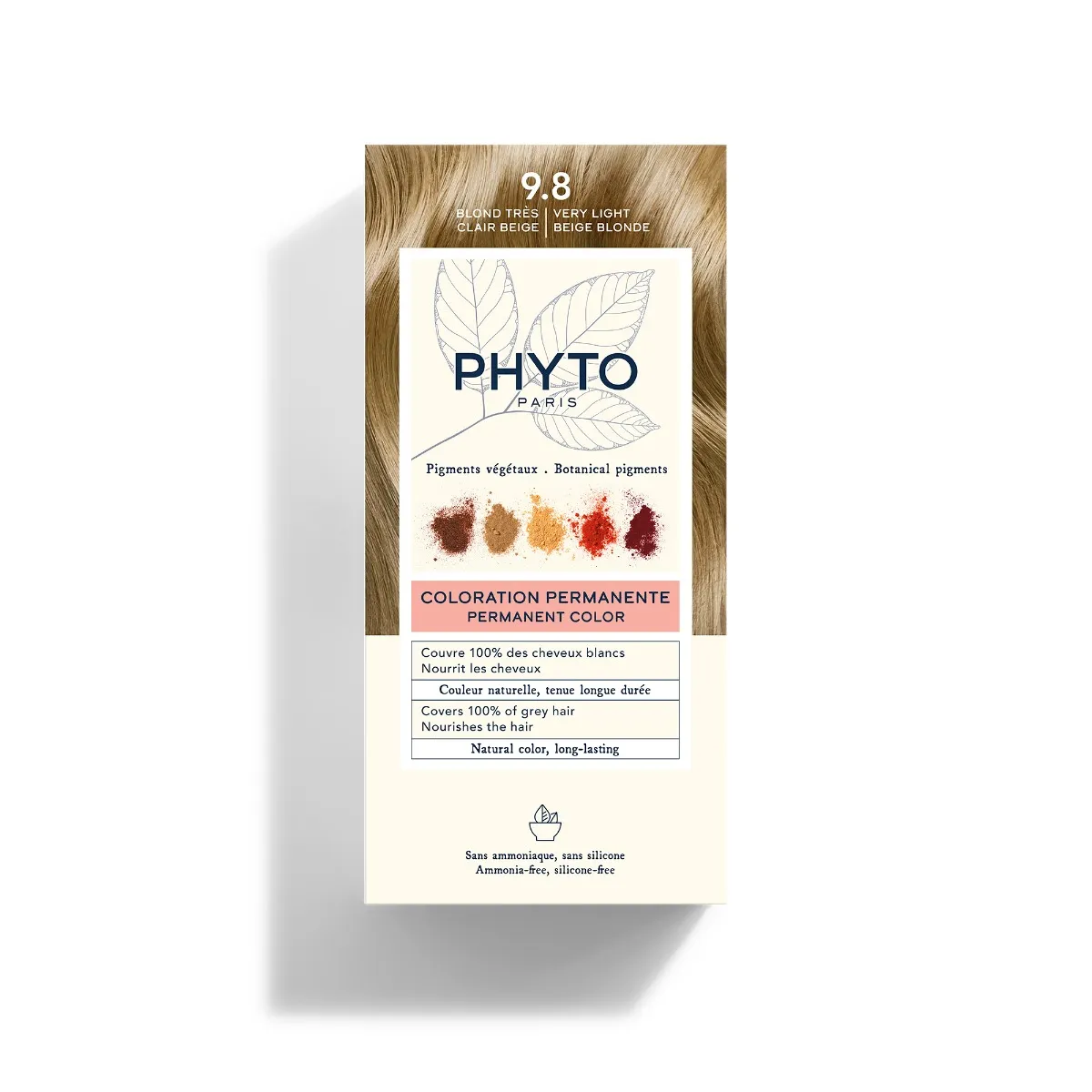 Phyto Phytocolor 9.8 Очень Светлый Пепельный Блондин Перманентное окрашивание без аммиака 100% покрытие седых волос
Phyto Phytocolor 9.8 Очень Светлый Пепельный Блондин Перманентное окрашивание без аммиака 100% покрытие седых волос