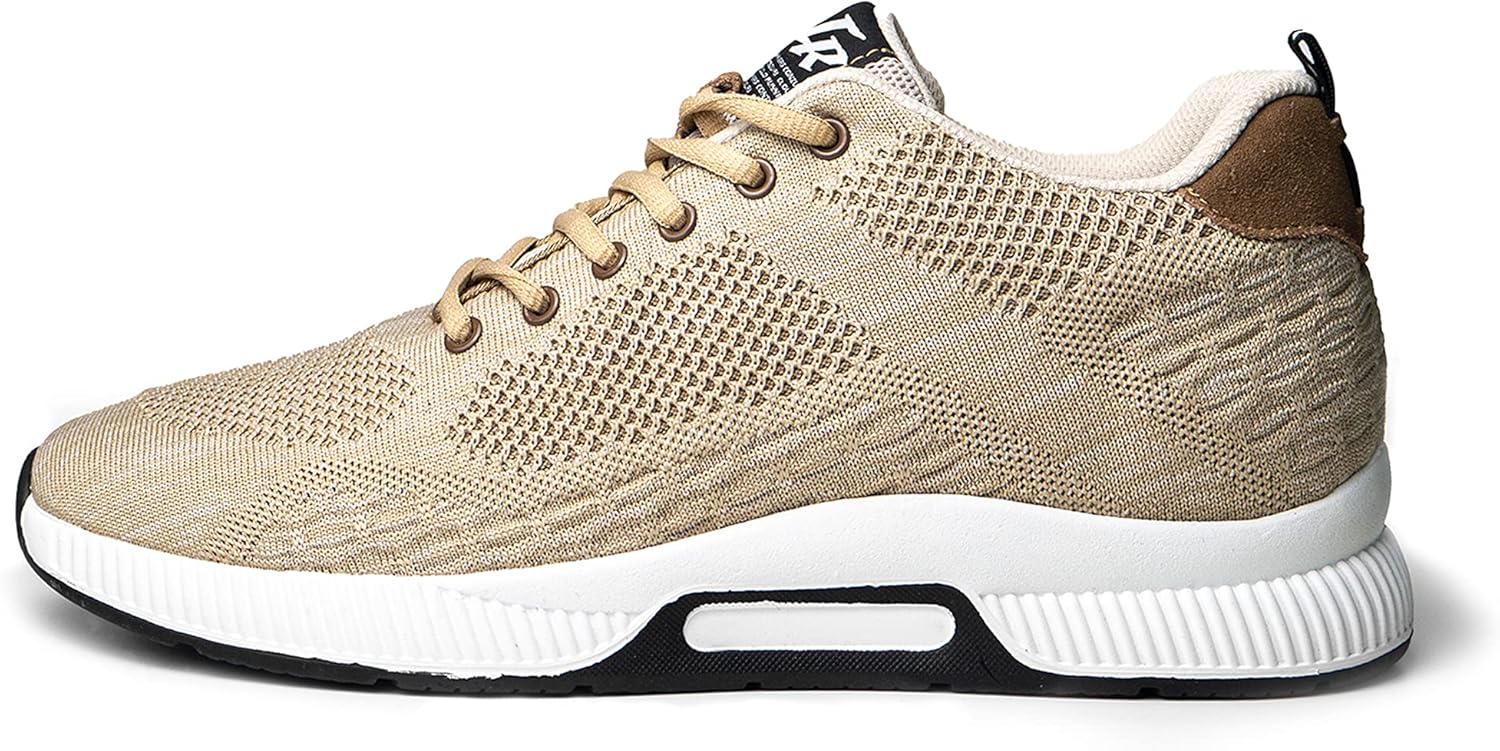 Кроссовки Conzuri V2 Cloud Runners для мужчин - обувь, увеличивающая рост на 6 см, легкая, с нескользящей подошвой, повседневные и модные кроссовки, Desert Drift
Кроссовки Conzuri V2 Cloud Runners для мужчин - обувь, увеличивающая рост на 6 см, легкая, с нескользящей подошвой, повседневные и модные кроссовки, Desert Drift