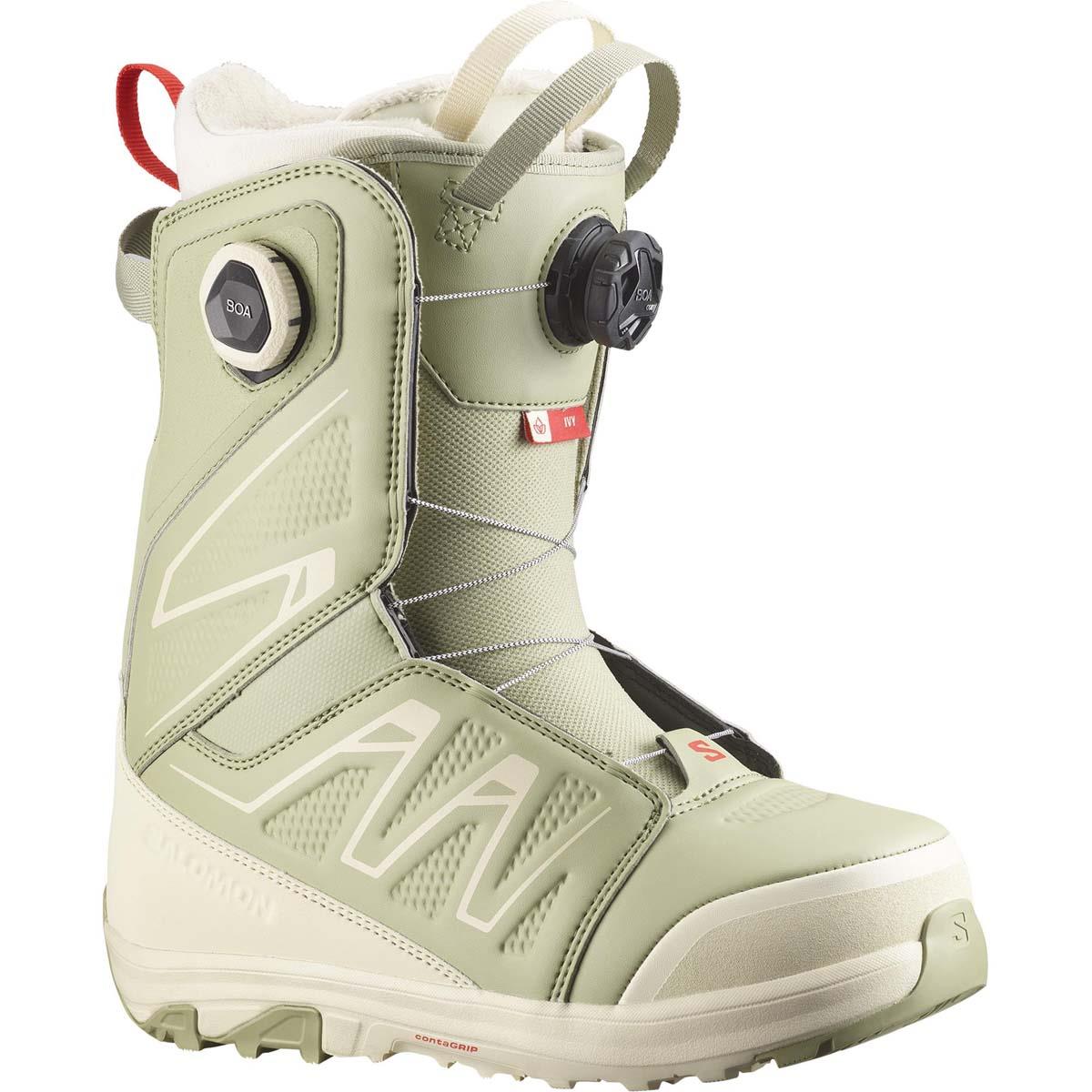 Сноуборд-ботинки Salomon Ivy BOA SJ Salomon Snowboards, Tea/Almond Milk/Fiery Red
Сноуборд-ботинки Salomon Ivy BOA SJ Salomon Snowboards, Tea/Almond Milk/Fiery Red
