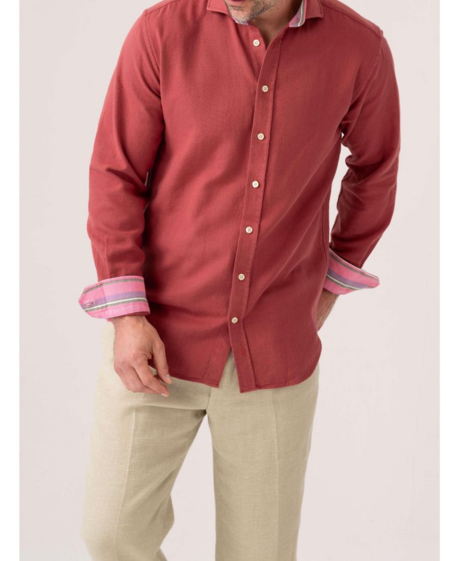 Мужская рубашка с длинным рукавом из ворсистого хлопка Koy Clothing, Coral
Мужская рубашка с длинным рукавом из ворсистого хлопка Koy Clothing, Coral