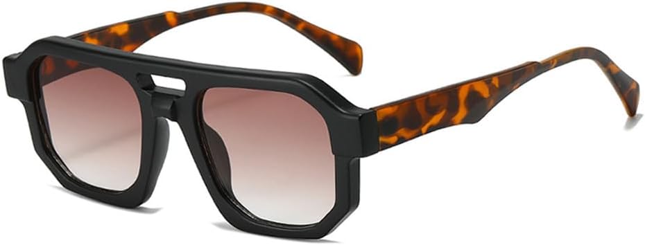 Солнцезащитные очки Double Bridges Square для женщин с градиентным линзовым покрытием, модные, с прозрачными линзами, в стиле ретро-панк, солнцезащитные очки UV400 для мужчин WNCKSQ, Matte Black Tea
Солнцезащитные очки Double Bridges Square для женщин с градиентным линзовым покрытием, модные, с прозрачными линзами, в стиле ретро-панк, солнцезащитные очки UV400 для мужчин WNCKSQ, Matte Black Tea