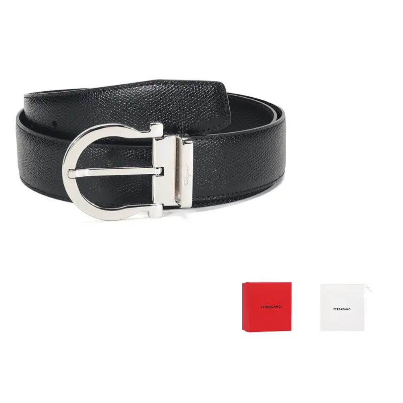 Ferragamo Мужской кожаный ремень из коровьей кожи черный темно-коричневый шириной 3.5 см, Black Dark Brown
Ferragamo Мужской кожаный ремень из коровьей кожи черный темно-коричневый шириной 3.5 см, Black Dark Brown
