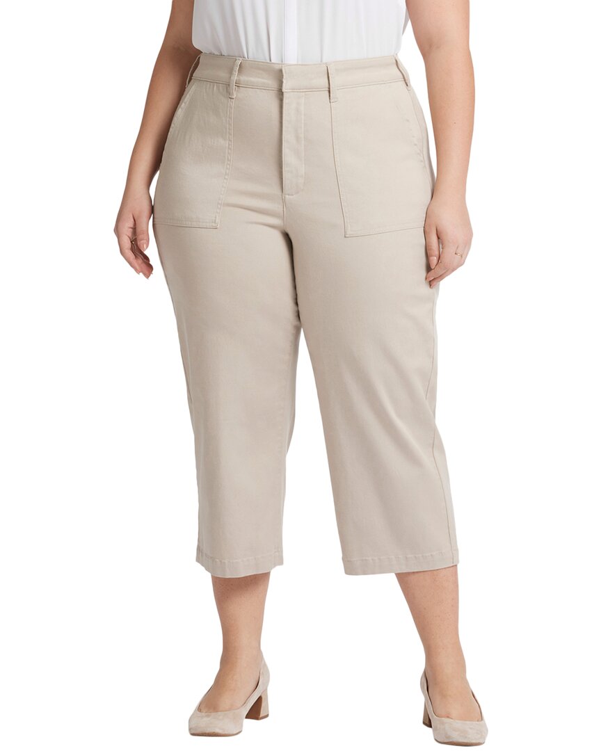 NYDJ Plus Утилитарные легкие джинсы, белый
NYDJ Plus Утилитарные легкие джинсы, белый