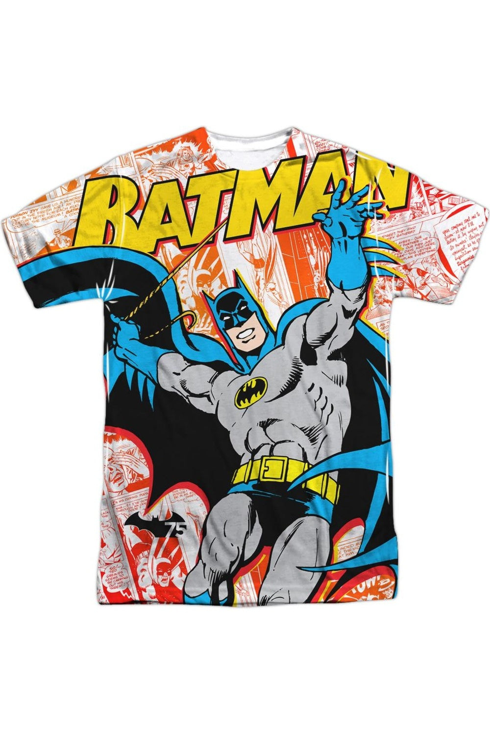Футболка Batman 75 панелей с коротким рукавом для взрослых из полиэстера Gildan, белый
Футболка Batman 75 панелей с коротким рукавом для взрослых из полиэстера Gildan, белый