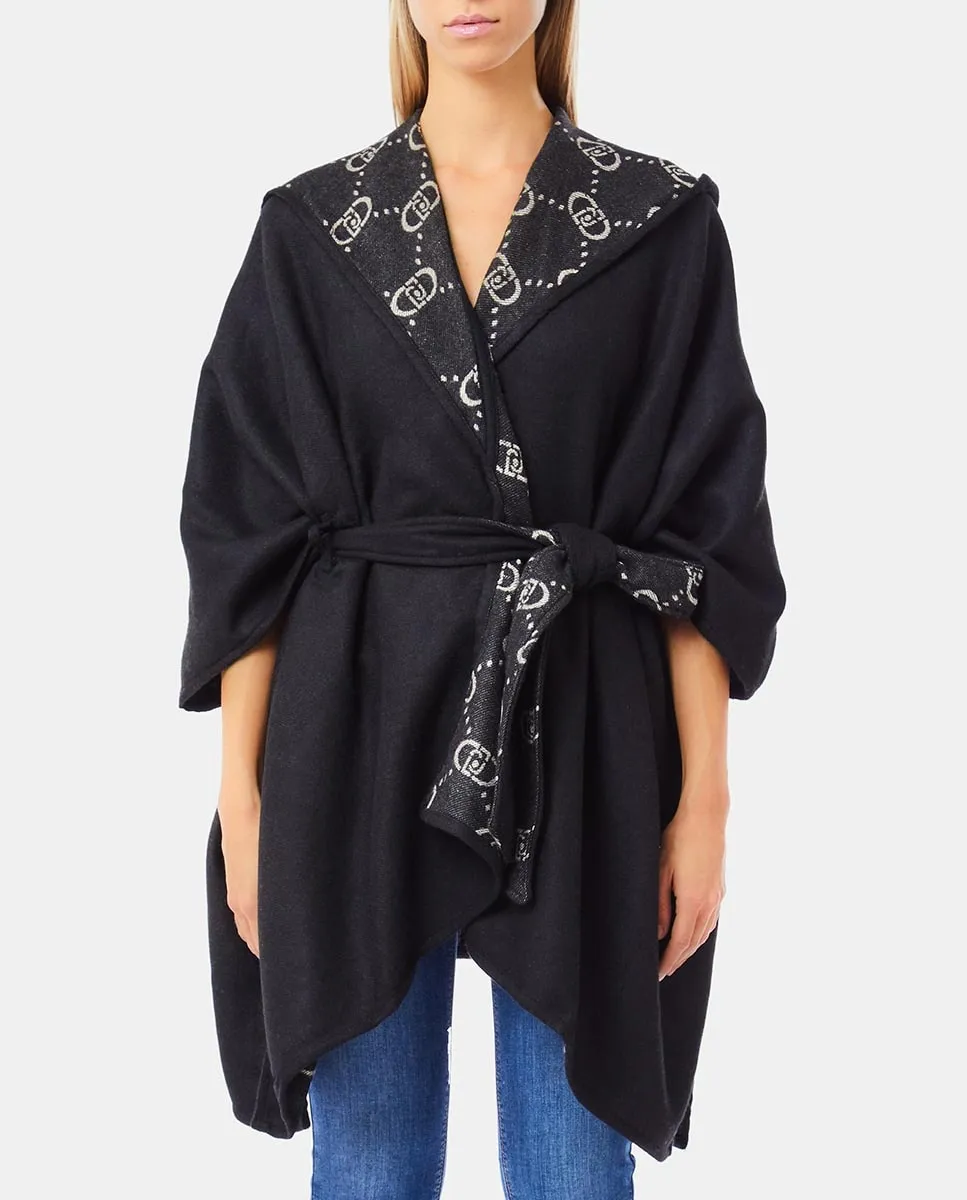 Двусторонняя куртка с капюшоном Liujo, черный
Двусторонняя куртка с капюшоном Liujo, черный