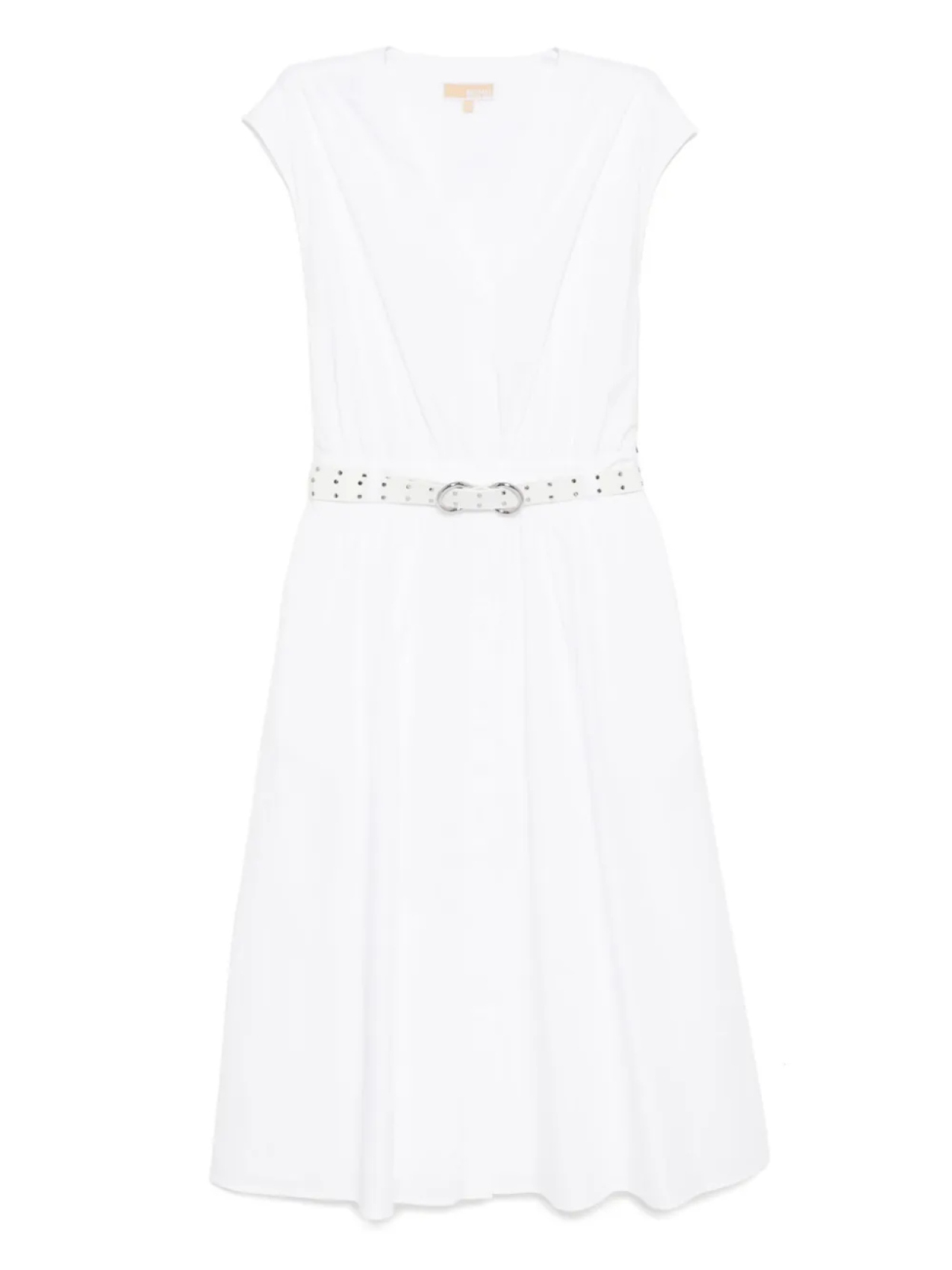 Платье миди из эластичного поплина с поясом Michael Michael Kors, белый
Платье миди из эластичного поплина с поясом Michael Michael Kors, белый