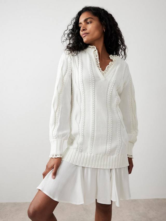 Мини-платье с ярусами и сборкой по подолу Mint Velvet, White Ivory
Мини-платье с ярусами и сборкой по подолу Mint Velvet, White Ivory