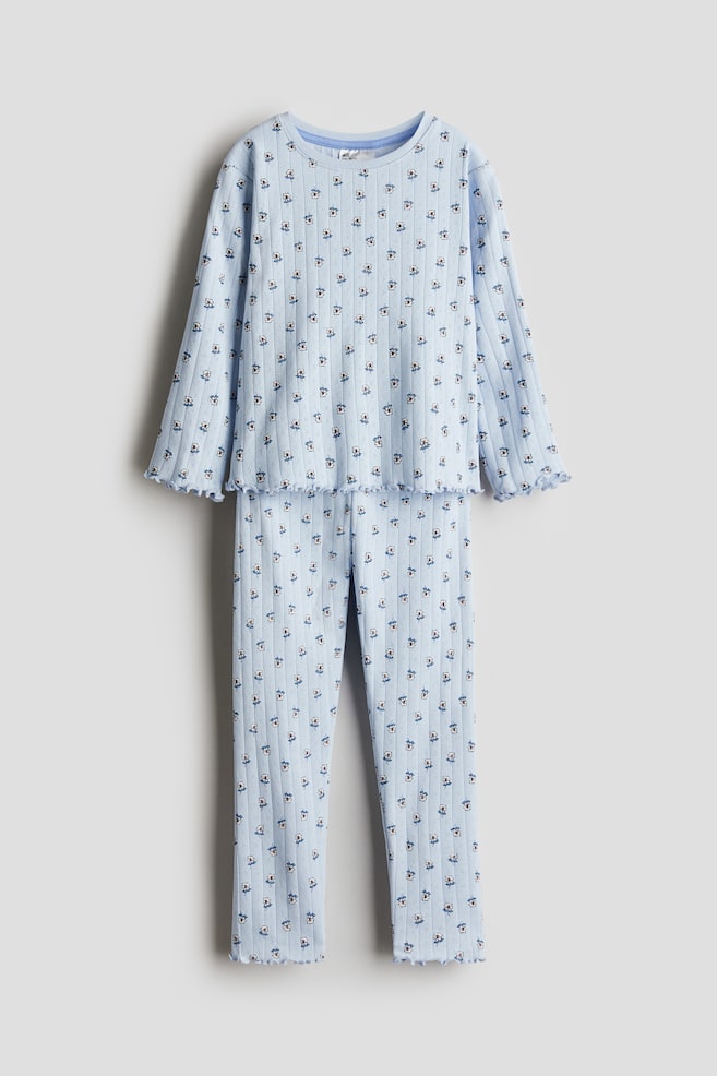 Пижама из хлопка в рубчик H&M, мультиколор
Пижама из хлопка в рубчик H&M, мультиколор