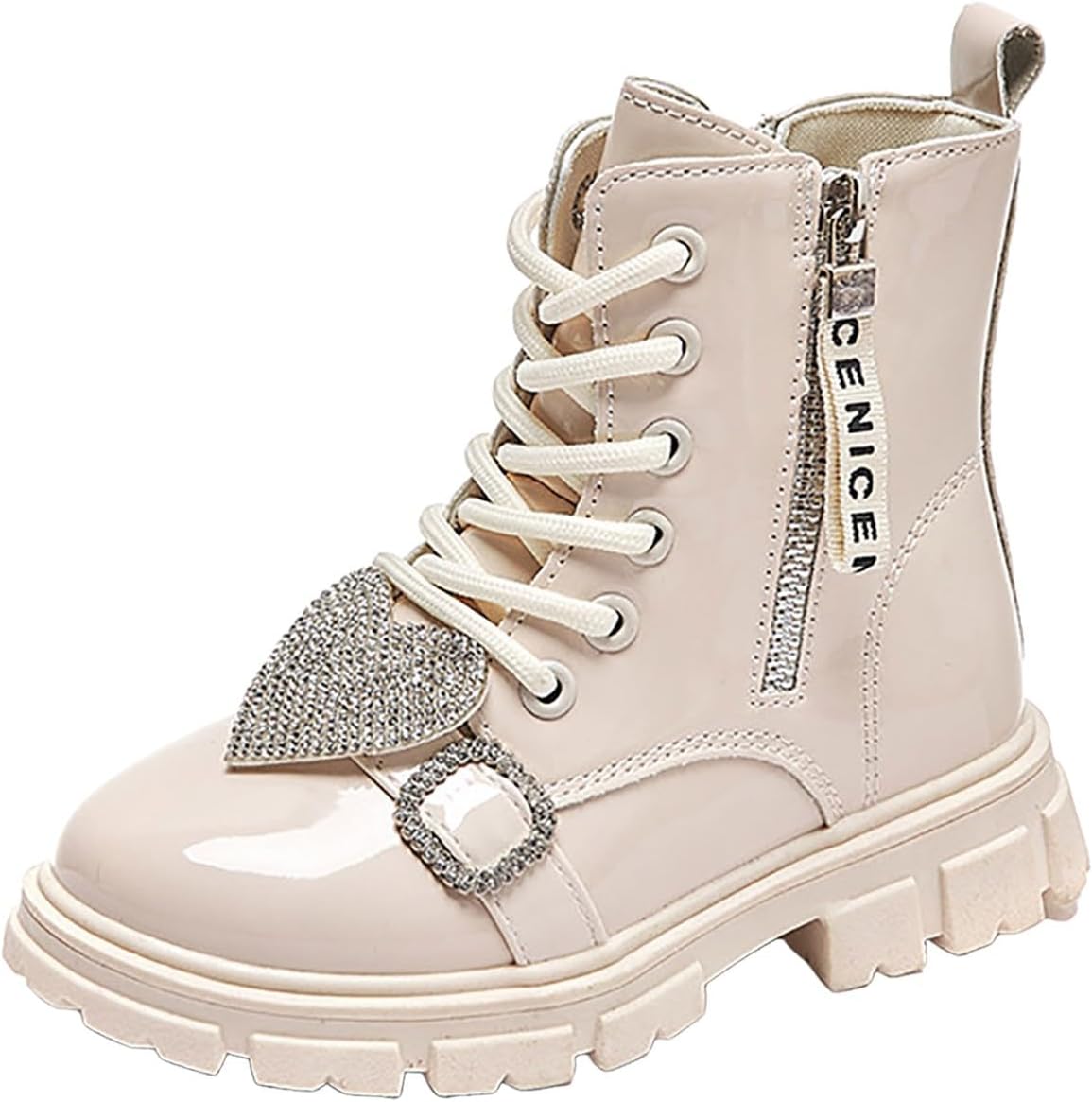 Детские ботинки IWIHMIV для девочек, короткие с боковой молнией, повседневные, с шнуровкой, противоскользящие, для верховой езды, Beige
Детские ботинки IWIHMIV для девочек, короткие с боковой молнией, повседневные, с шнуровкой, противоскользящие, для верховой езды, Beige