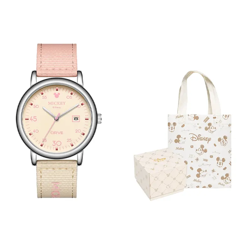 Disney Микки серия кварцевый механизм нейлоновый ремешок часы унисекс желтый циферблат
Disney Микки серия кварцевый механизм нейлоновый ремешок часы унисекс желтый циферблат