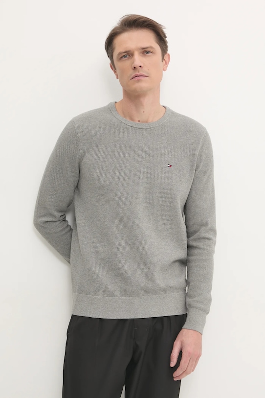 Хлопковый свитер Tommy Hilfiger, серый
Хлопковый свитер Tommy Hilfiger, серый