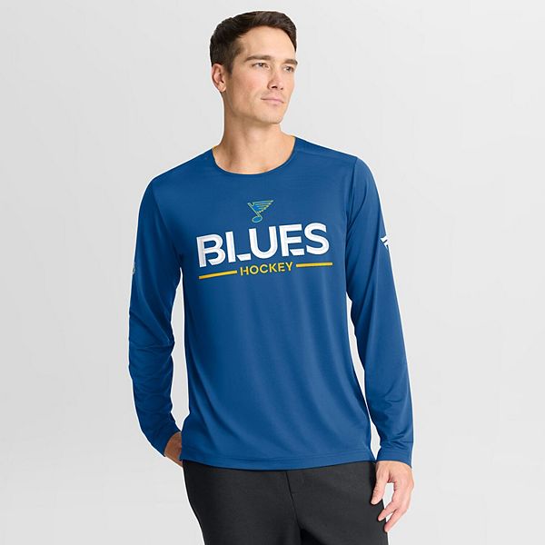 Мужская синяя футболка с длинным рукавом St Louis Blues Authentic Pro Rink Tech Fanatics
Мужская синяя футболка с длинным рукавом St Louis Blues Authentic Pro Rink Tech Fanatics