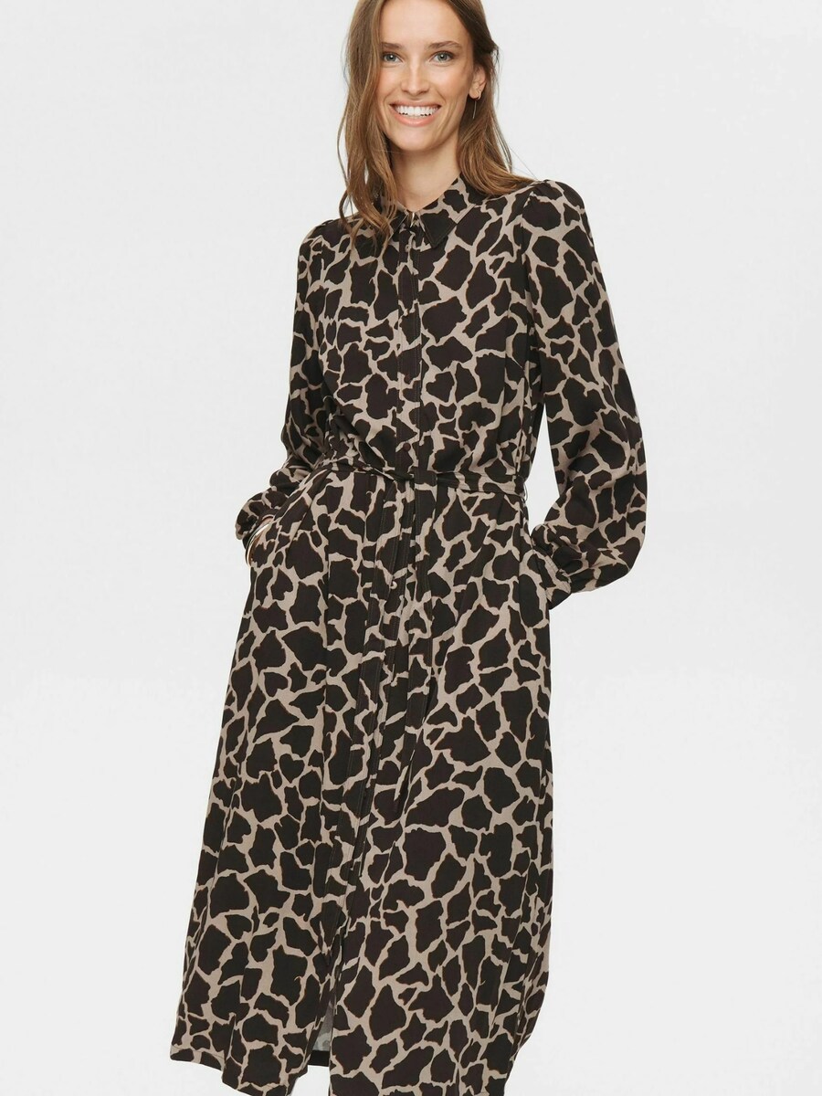 Платье-рубашка NÜMPH HANA, коричневый
Платье-рубашка NÜMPH HANA, коричневый