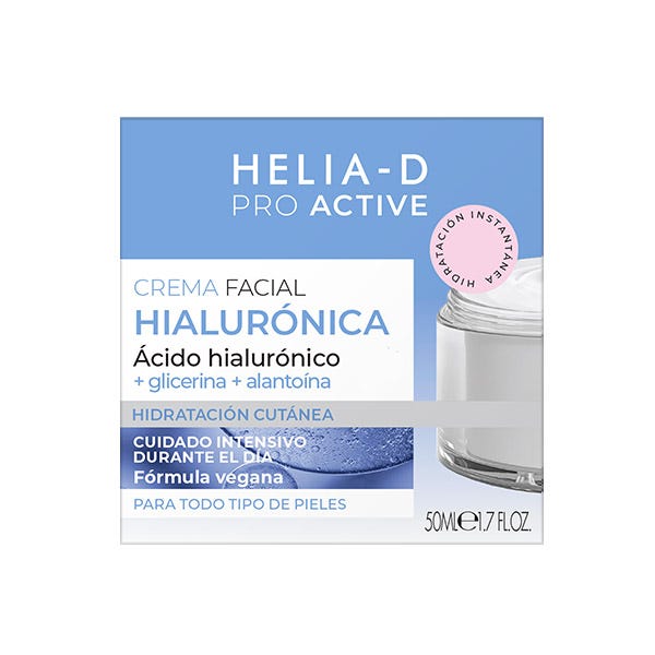 Увлажняющий крем для лица HELIA Ácido Hialurónico, 50 мл
Увлажняющий крем для лица HELIA Ácido Hialurónico, 50 мл