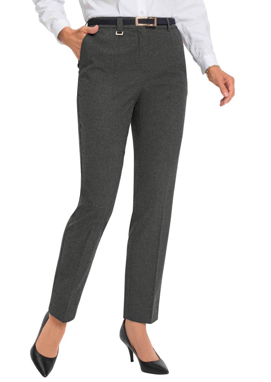 Брюки GOLDNER Hose CARLA, антрацит
Брюки GOLDNER Hose CARLA, антрацит