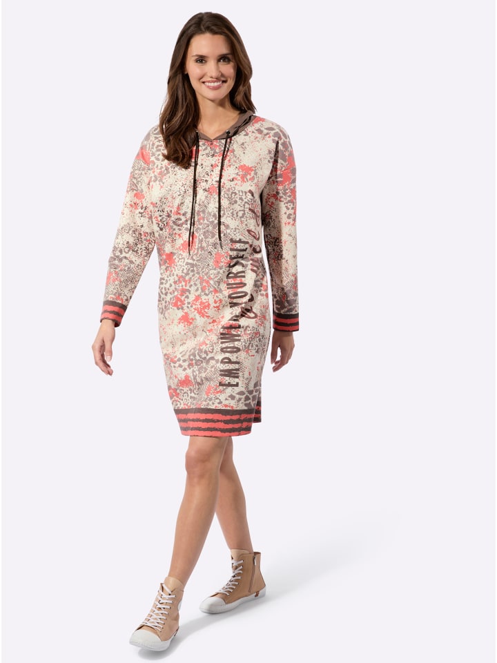 Платье с принтом в песочно-темном серо-коричневом цвете WITT WEIDEN
Платье с принтом в песочно-темном серо-коричневом цвете WITT WEIDEN