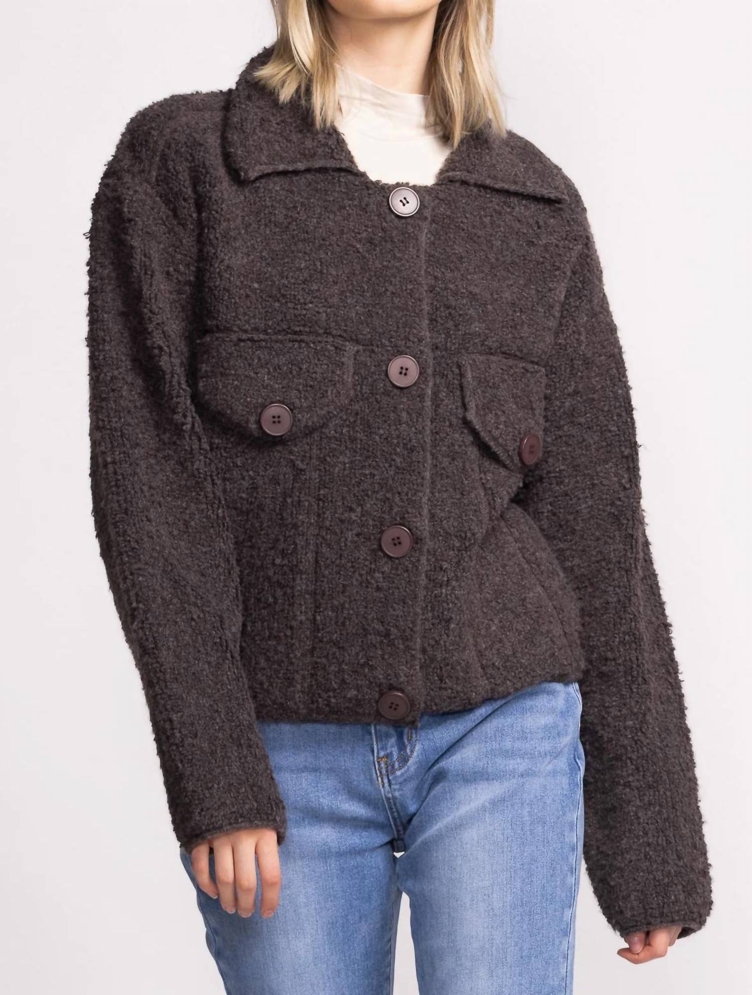 Свитер Эрика темно-серого цвета Pink Martini, темно-серый
Свитер Эрика темно-серого цвета Pink Martini, темно-серый