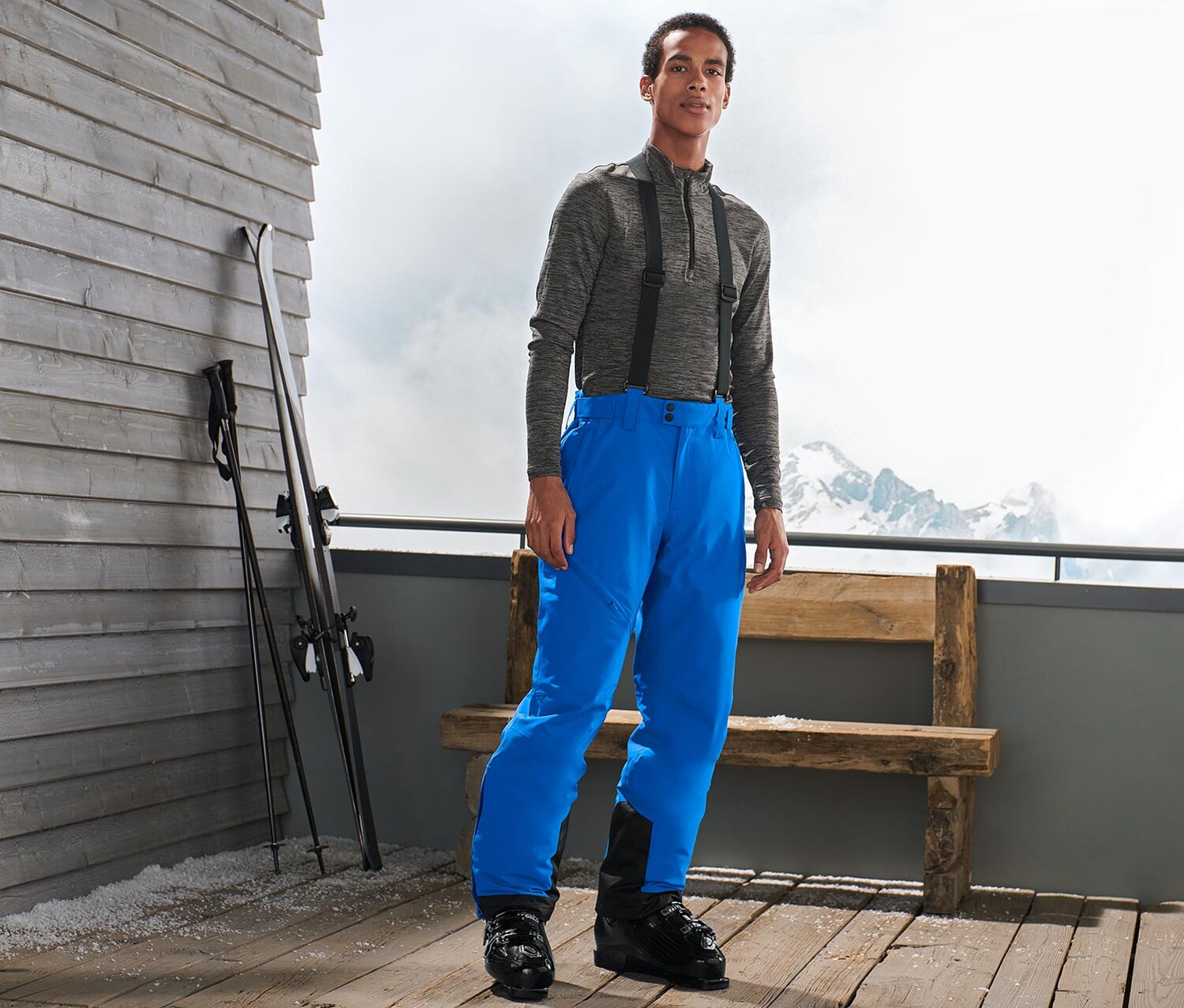 Лыжные брюки Tchibo, королевский синий 
Лыжные брюки Tchibo, королевский синий