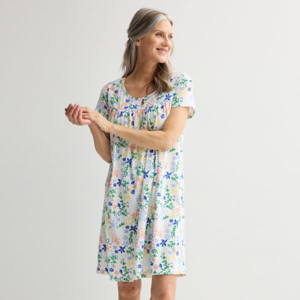 Женский трикотажный пижамный халат Croft & Barrow, цвет fancy tropical
Женский трикотажный пижамный халат Croft & Barrow, цвет fancy tropical