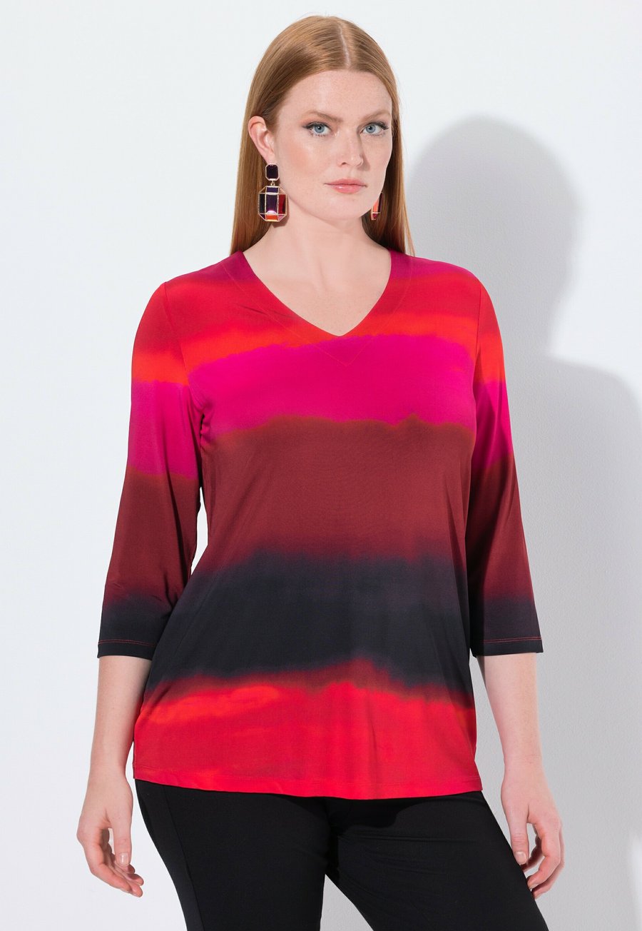 Топ Ulla Popken V-AUSSCHNITT, 3/4-ARM, Salsa/Red
Топ Ulla Popken V-AUSSCHNITT, 3/4-ARM, Salsa/Red