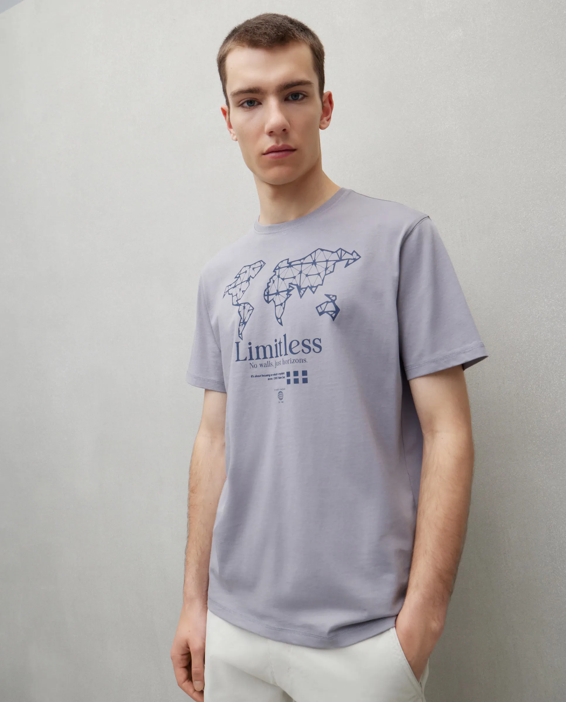 Футболка мужская с коротким рукавом Easy Wear, светло-серый 
Футболка мужская с коротким рукавом Easy Wear, светло-серый