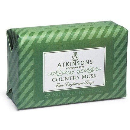 Прекрасное парфюмированное мыло Sapone Country Musk 200G, Atkinsons-Lever Faberge'It.Spa, Зеленый, Прекрасное парфюмированное мыло Sapone Country Musk 200G, Atkinsons-Lever Faberge'It.Spa