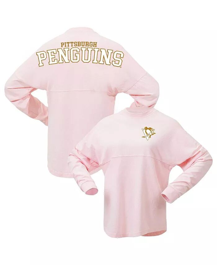 Женская розовая футболка Pittsburgh Penguins Spirit Jersey с длинным рукавом Fanatics
Женская розовая футболка Pittsburgh Penguins Spirit Jersey с длинным рукавом Fanatics
