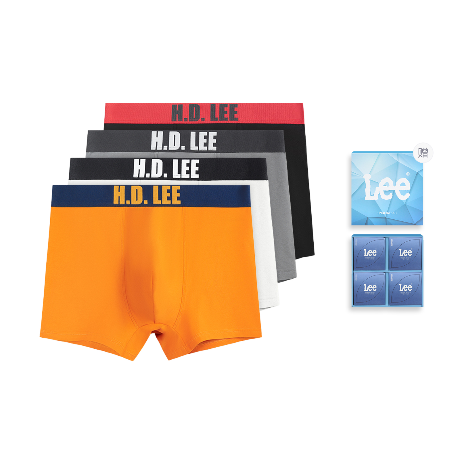 Lee Sunset 4.0 подарочный набор мужского белья 4 шт
Lee Sunset 4.0 подарочный набор мужского белья 4 шт