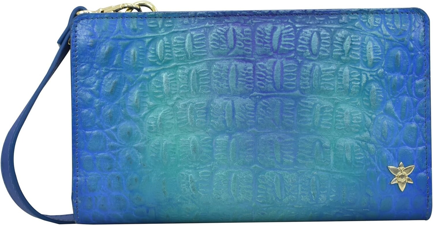 Сумка кросс-боди Anuschka Cell Phone Crossbody Wallet 1149, цвет Croco Embossed Peacock
Сумка кросс-боди Anuschka Cell Phone Crossbody Wallet 1149, цвет Croco Embossed Peacock