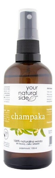 Your Natural Side, природная вода Чампак, 100 мл
Your Natural Side, природная вода Чампак, 100 мл
