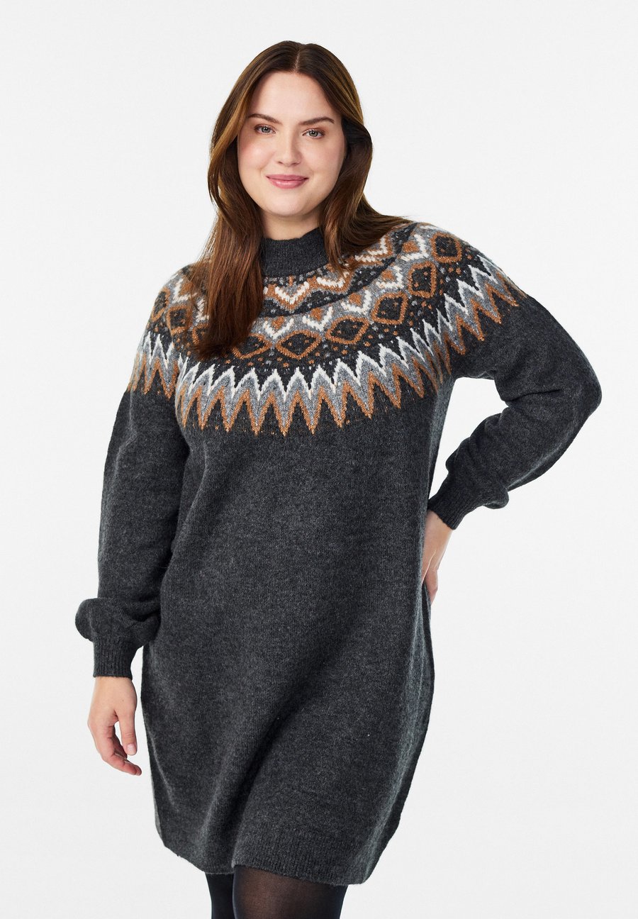 Платье Zizzi MUSTER UND BALLONÄRMELN, Dark Grey Mel Comb/Mottled Dark Grey
Платье Zizzi MUSTER UND BALLONÄRMELN, Dark Grey Mel Comb/Mottled Dark Grey